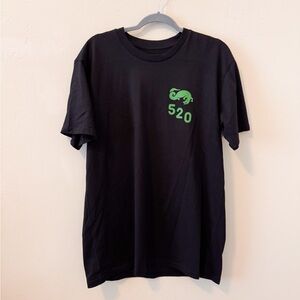 King State Coffee Black T-Shirt with Green Graphic